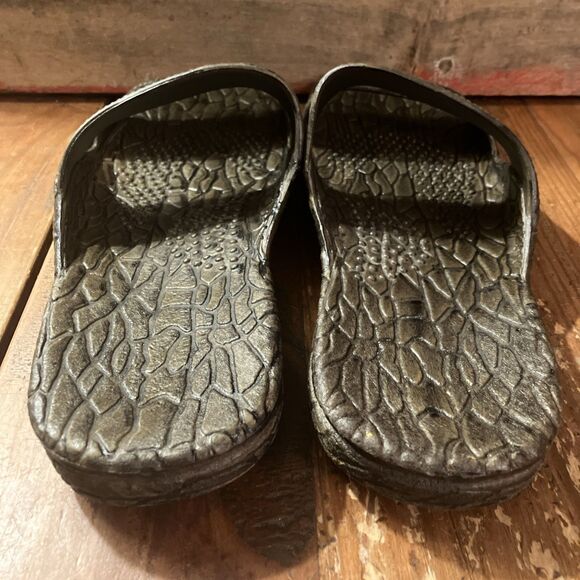 Vintage Pali Hawaii Sandals SIZE 12 DARK BROWN Women's - Picture 4 of 6